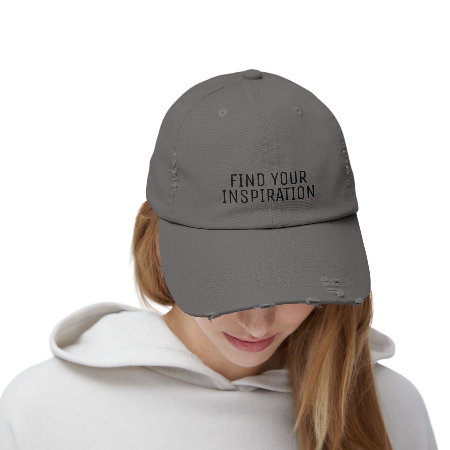 Find your inspiration - Unisex Distressed Cap