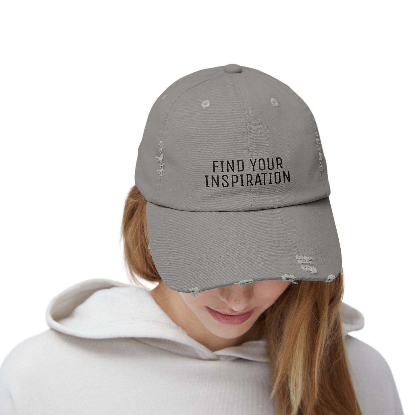 Find your inspiration - Unisex Distressed Cap