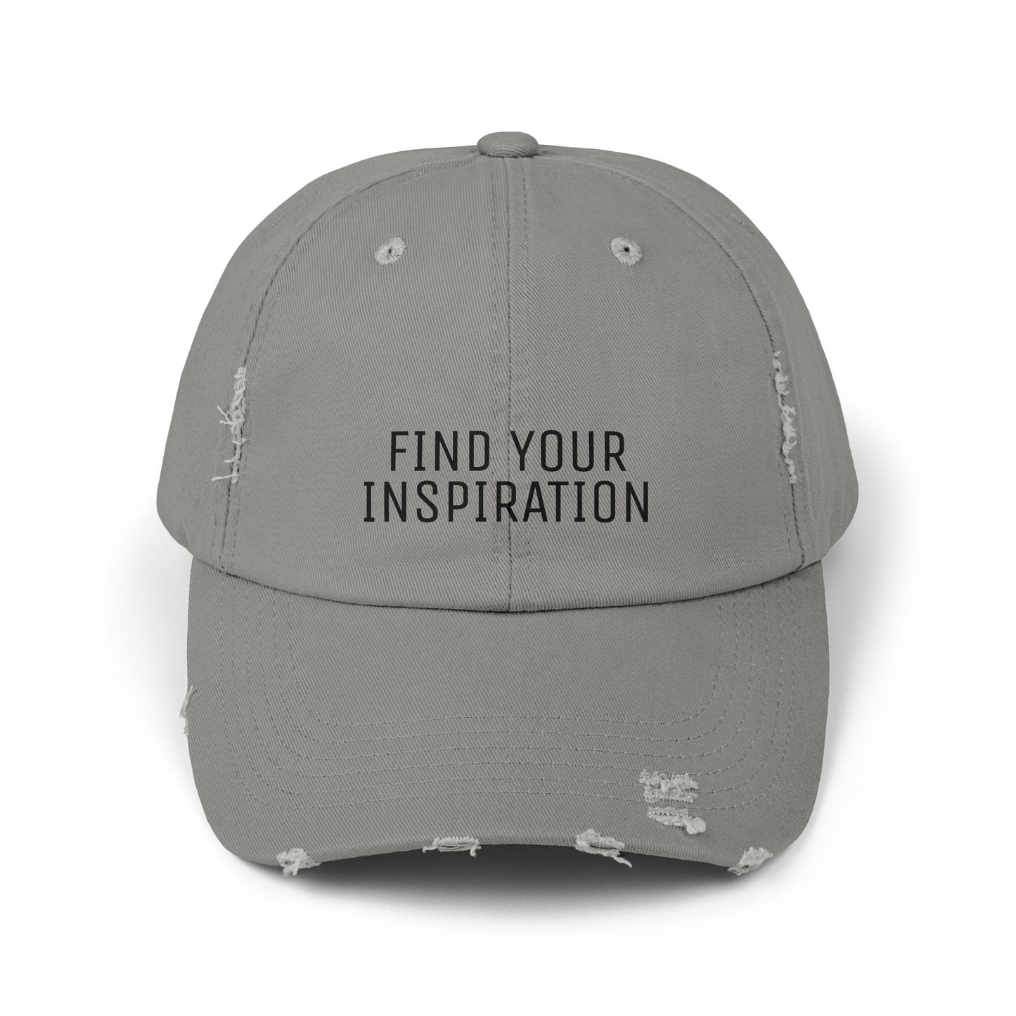 Find your inspiration - Unisex Distressed Cap