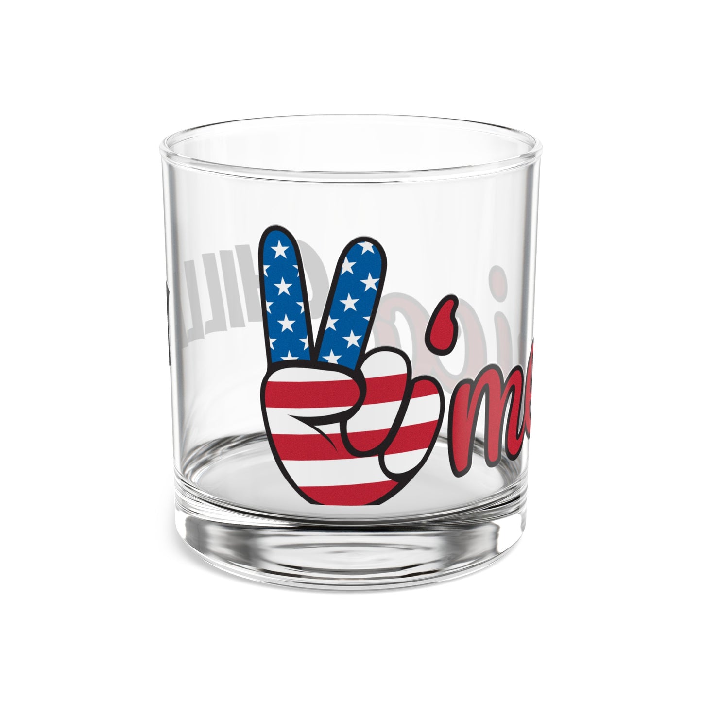 Chillax America Rocks Glass, 10oz