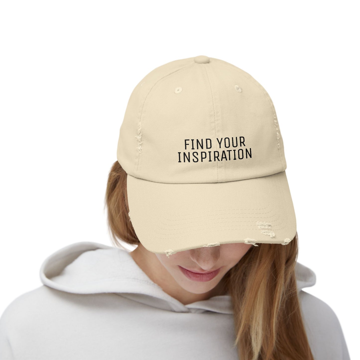 Find your inspiration - Unisex Distressed Cap