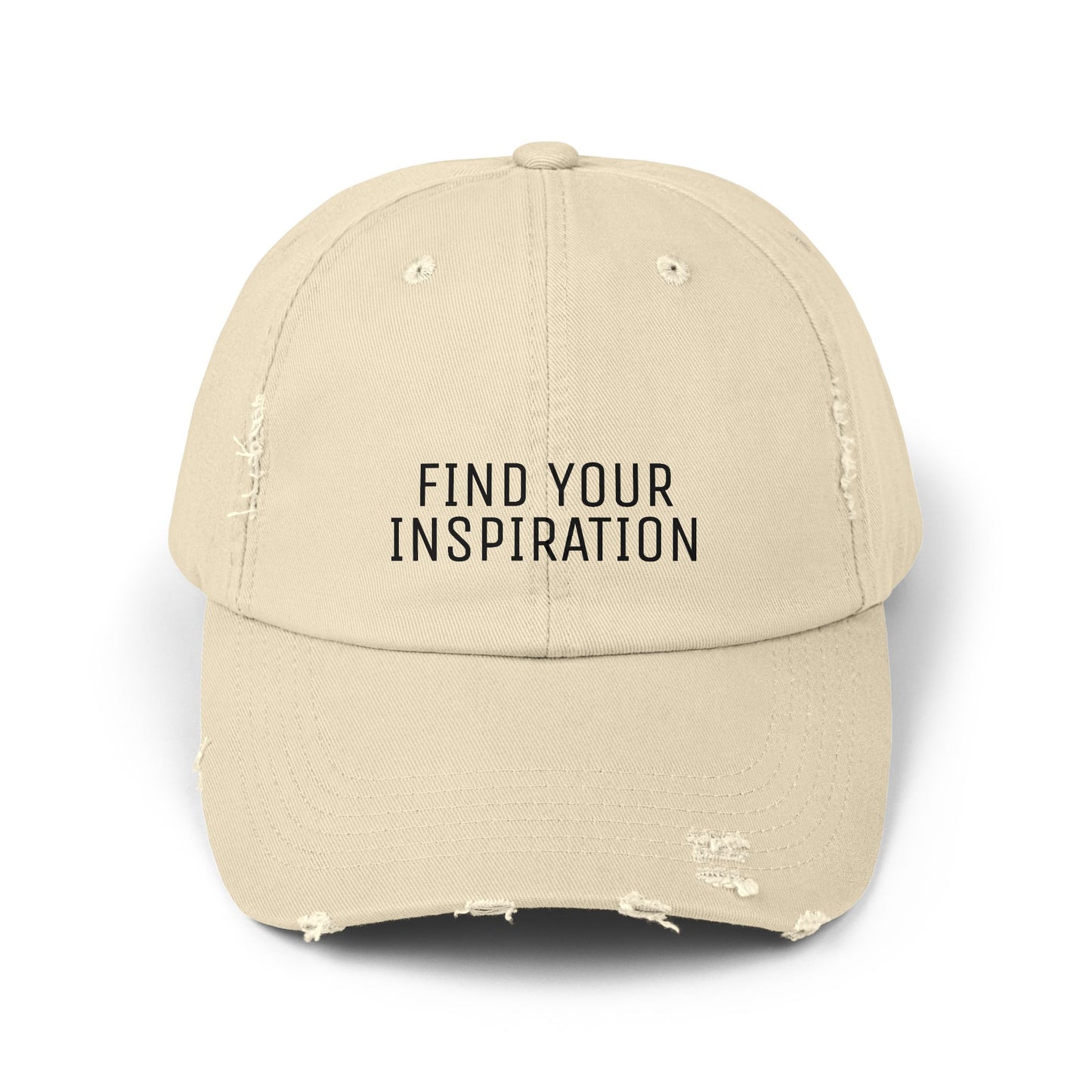 Find your inspiration - Unisex Distressed Cap