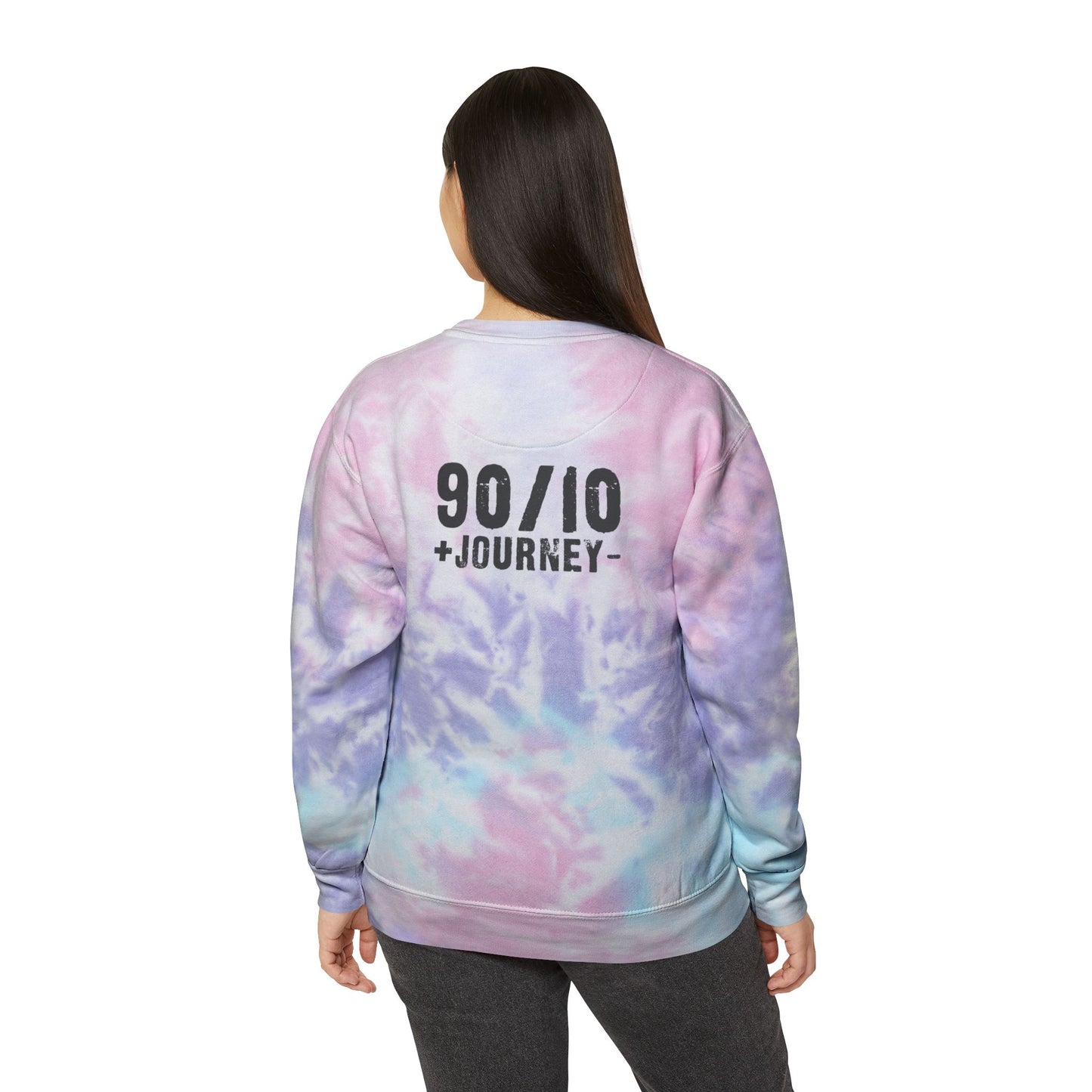 Check Your Tude - Unisex Tie-Dye Sweatshirt